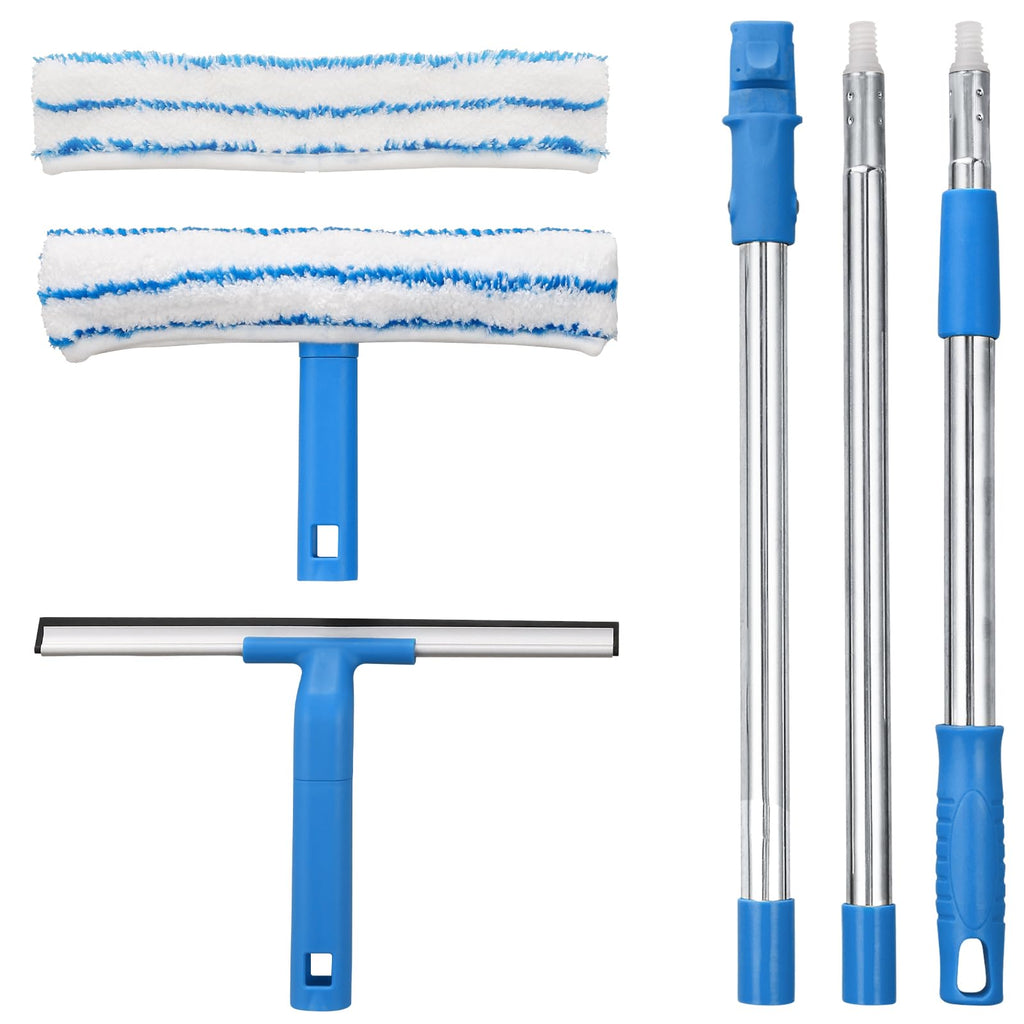Precision Cleanin’ LLC Precision Window Cleaning Kit with squeegee, scrubber, and spray bottles for streak-free window washing