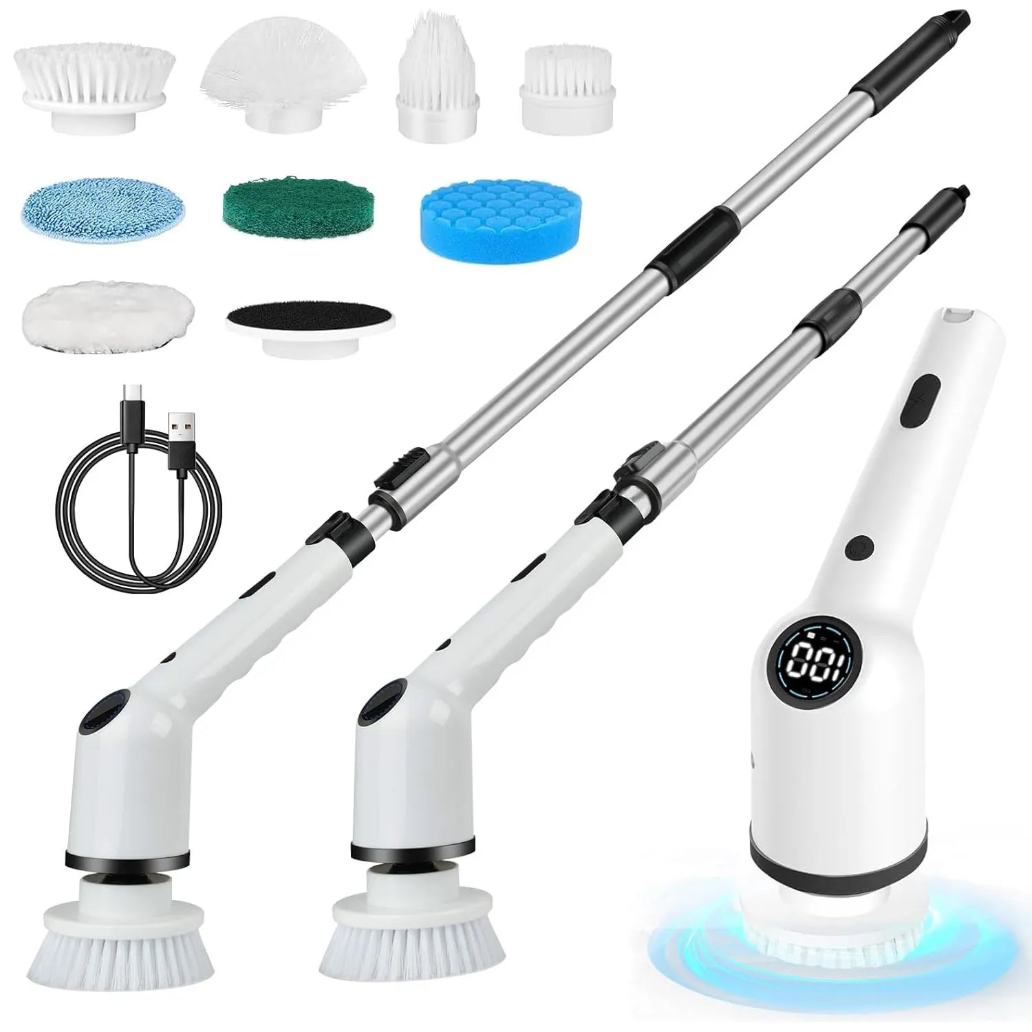 Precision 9 in 1 Electric Cleaning Brush Multi-Purpose