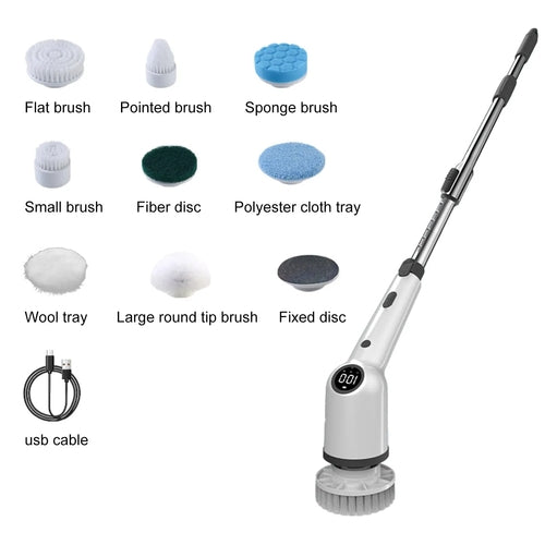 Precision 9 in 1 Electric Cleaning Brush Multi-Purpose